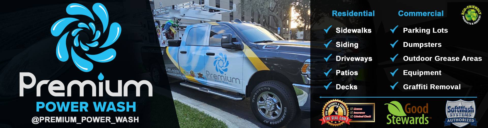 Premium Power Wash Home Page